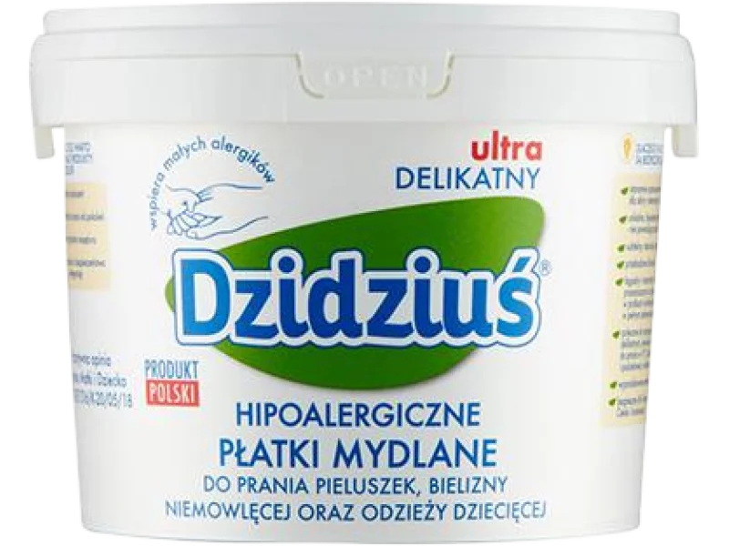 DZIDZIUŚ Hipoalergiczne płatki mydlane, płyn do prania