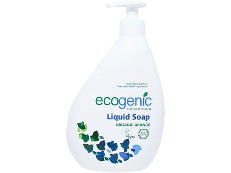 Ecogenic, ekologiczne mydło do rąk z pompką, pomarańcza, płyn