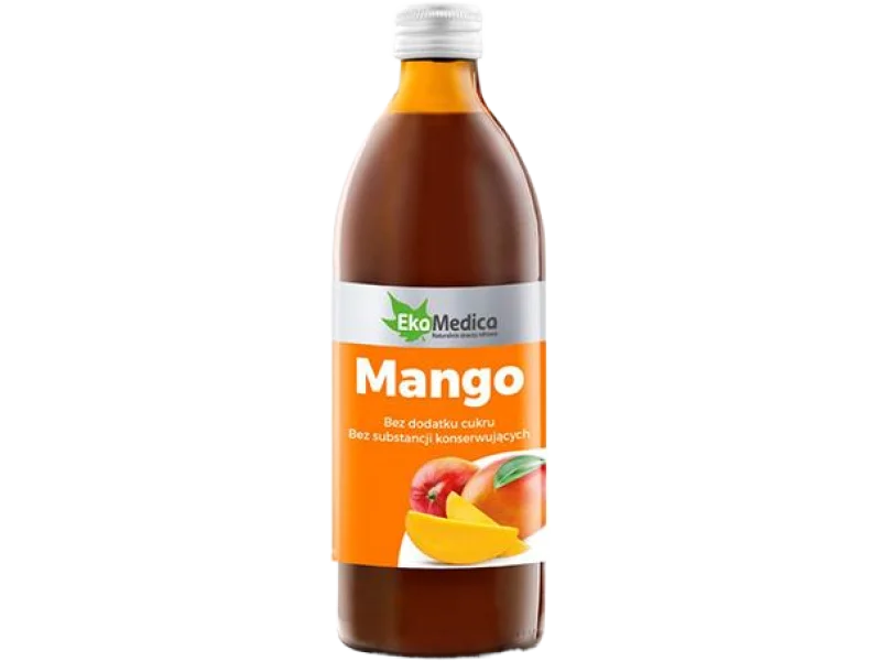 EKAMEDICA Sok z owoców mango 100%, płyn