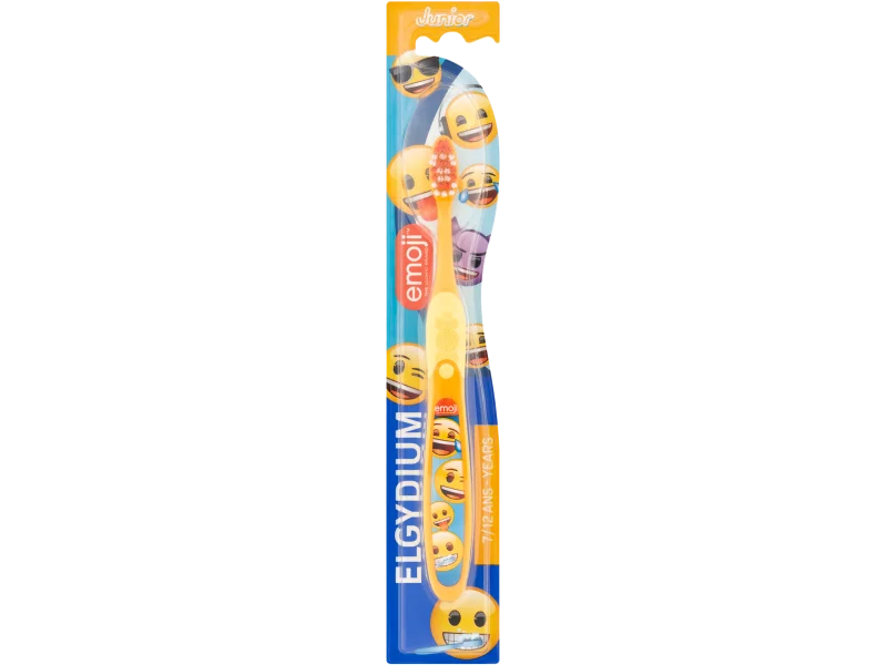Elgydium Emoji Junior szczoteczka do zębów dla dzieci 7-12 lat