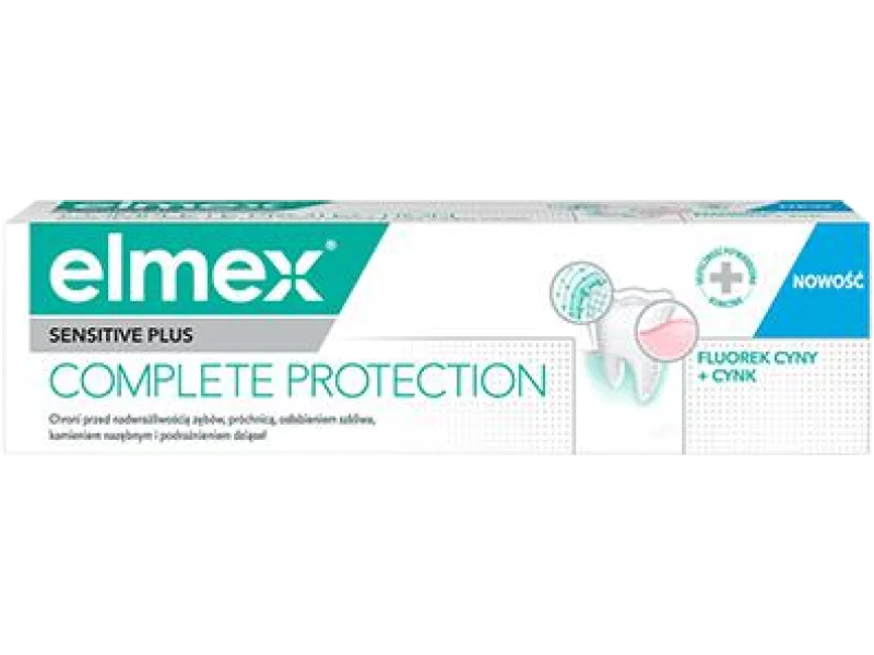 Elmex sensitive plus complete protection, pasta