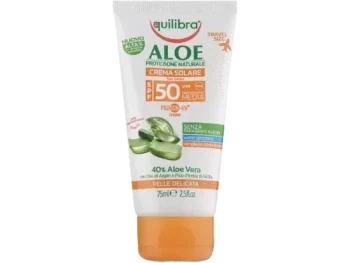 Equilibra Aloesowy krem przeciwsłoneczny SPF 50+ UVA/UVB