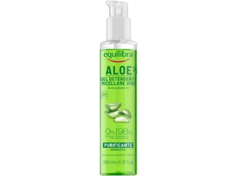 Equilibra, aloesowy oczyszczający żel micelarny ALOE 3+