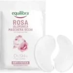 Equilibra Rosa, płatki przeciw zmęczeniu pod oczy z kwasem hialuronowym, płatki pod oczy