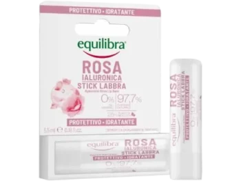 Equilibra Rosa, różany balsam do ust z kwasem hialuronowym