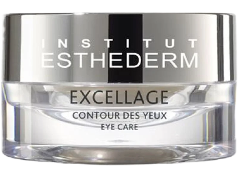 Esthederm Excellage Eye Care odżywiający pod oczy poprawiający kontur oka – efekt otwartych oczu z wygładzającym aplikatorem, krem