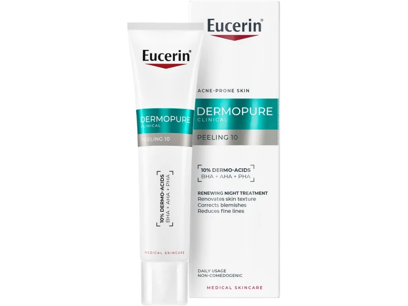 Eucerin Dermopure Clinical kuracja złuszczająco-wygładzająca peeling 10