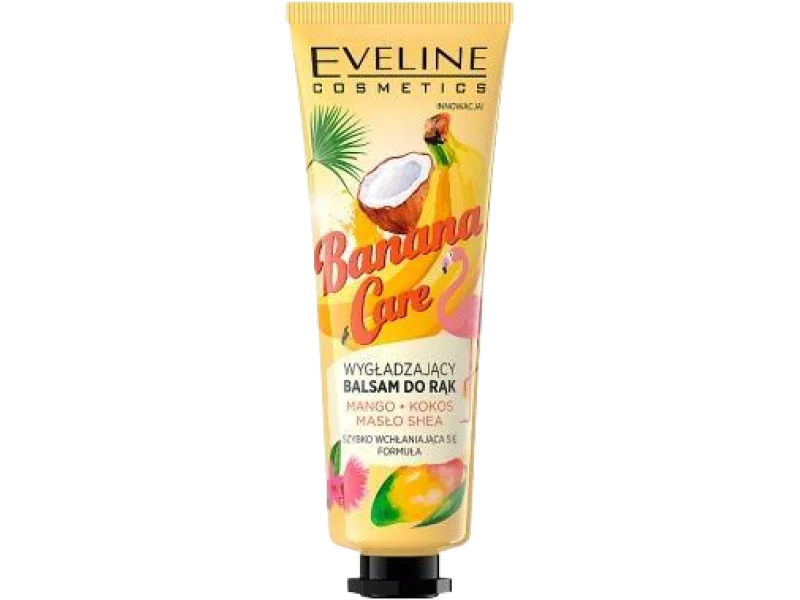 Eveline Banana Care wygładzający balsam do rąk mango & kokos & masło shea, krem