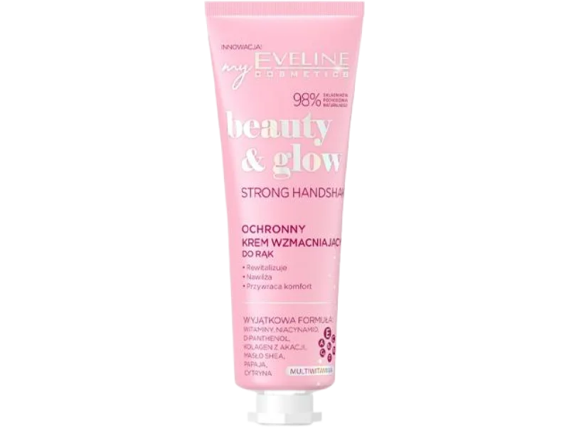 Eveline Beauty & Glow ochronny wzmacniający do rąk, krem