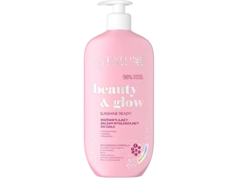 Eveline Beauty & Glow rozświetlający balsam wygładzający do ciała