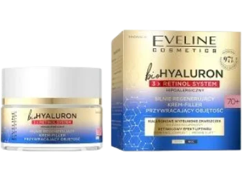 Zdjęcie produktu Eveline BioHyaluron 3xRetinol System silnie regenerujący krem-filler przywracający objętość 70+