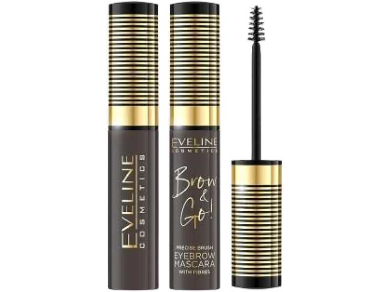 Eveline Brow & Go mascara do brwi 02 dark, tusz