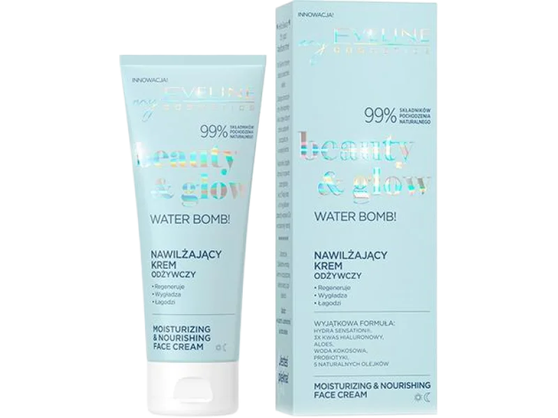 Eveline Cosmetics Beauty & Glow Water Bomb! nawilżająco odżywczy, krem