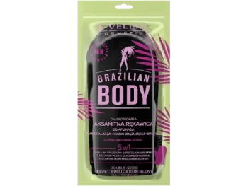 Zdjęcie produktu EVELINE COSMETICS Brazilian Body dwustronna aksamitna rękawica, rękawiczki