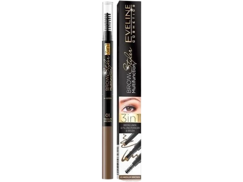 EVELINE COSMETICS Brow Styler Multifunction, kredka do brwi