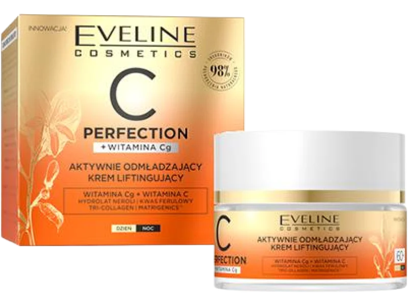 Eveline Cosmetics C Perfection krem liftingujący aktywnie odmładzający 60+ dzień/noc