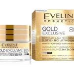 EVELINE COSMETICS GOLD EXCLUSIVE luksusowy odbudowujący krem-serum z 24K złotem 80+