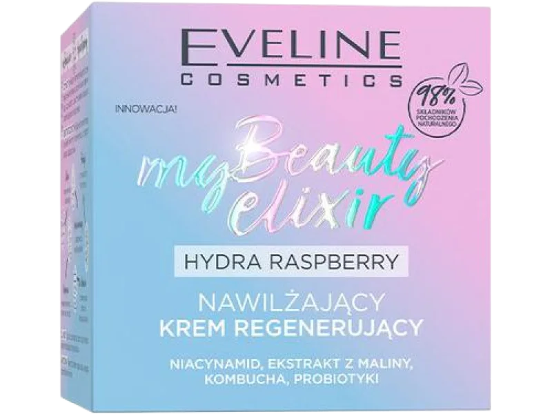 Eveline Cosmetics My Beauty Elixir Hydra Raspberry nawilżający regenerujący, krem
