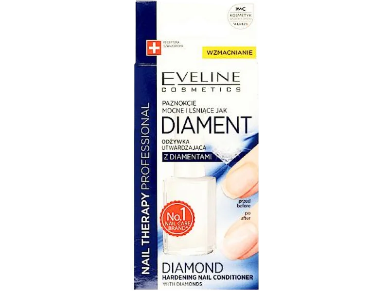 EVELINE COSMETICS Nail Therapy Professional odżywka utwardzająca z diamentami