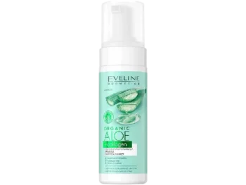 Zdjęcie produktu Eveline Cosmetics Organic Aloe + Collagen oczyszczająco-łagodząca pianka do mycia twarzy