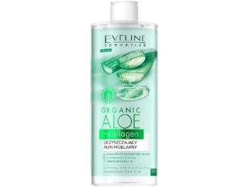 Zdjęcie produktu Eveline Cosmetics Organic Aloe + Collagen oczyszczający płyn micelarny 3 w 1