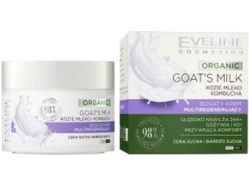 Zdjęcie produktu Eveline Cosmetics Organic Goat’s Milk bogaty krem multiregenerujący
