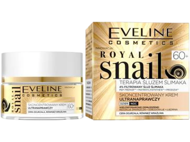 Eveline Cosmetics Royal Snail skoncentrowany ultranaprawczy 60+, krem