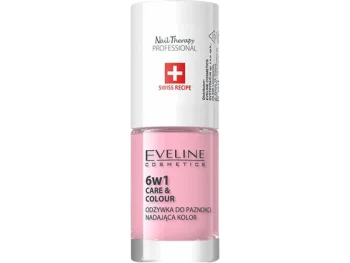 Zdjęcie produktu Eveline Cosmetics Skoncentrowana odżywka do paznokci 6w1 nadająca kolor Shimmer Pink