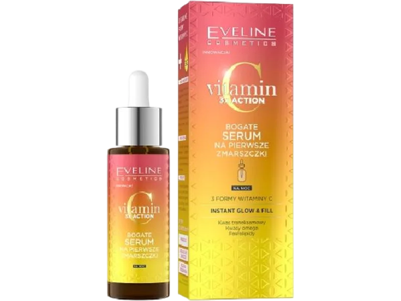 EVELINE COSMETICS Vitamin C 3x Action bogate serum na pierwsze zmarszczki