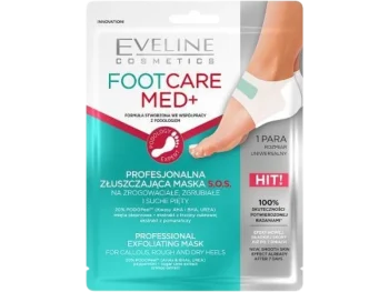 Zdjęcie produktu EVELINE Foot Care Med+ profesjonalna złuszczająca maska do pięt