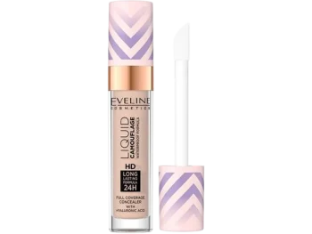 Zdjęcie produktu Eveline Liquid Camouflage wodoodporny korektor kamuflujący z kwasem hialuronowym, 05 Light Sand, fluid