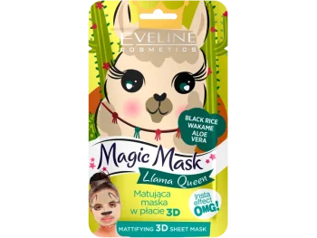 Eveline Magic Mask Llama Queen matująca maska w płacie 3D