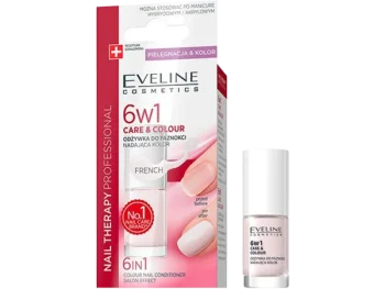 Zdjęcie produktu Eveline Nail Therapy Professional 6w1 Care&Colour odżywka do paznokci nadająca kolor, lakier do paznokci