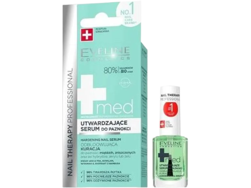 Eveline Nail Therapy Professional Med+ utwardzające serum do paznokci