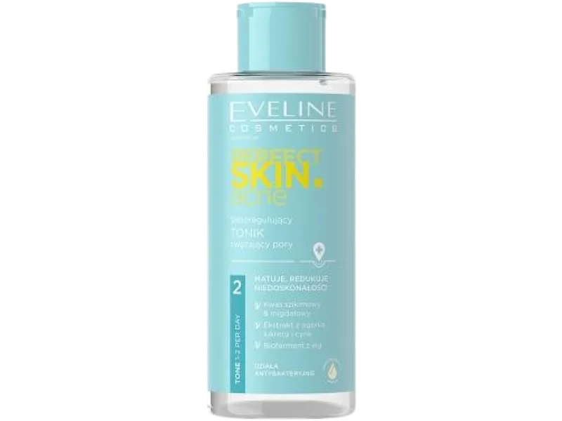 Eveline Perfect Skin.acne seboregulujący tonik zwężający pory