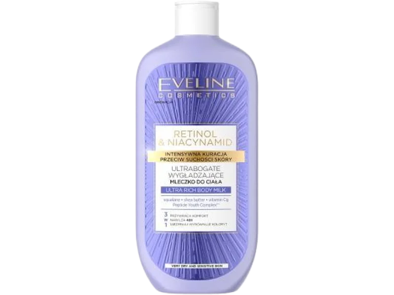 EVELINE Retinol & Niacynamid ultrabogate wygładzające mleczko do ciała