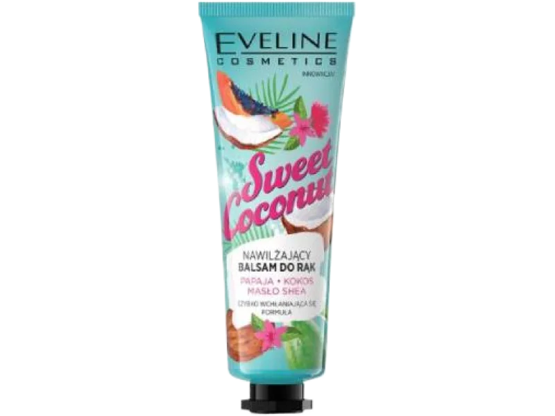 EVELINE Sweet Coconut nawilżający balsam do rąk, krem