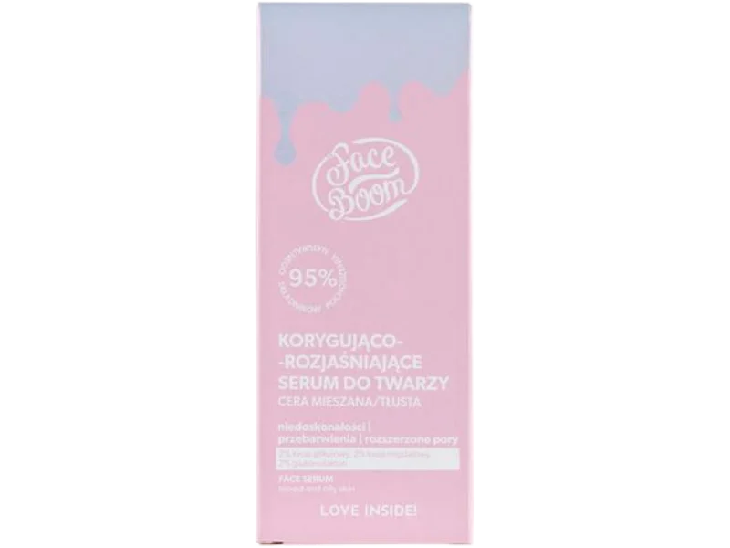 Face Boom korygująco-rozjaśniające serum do twarzy Olśniewający Innowator