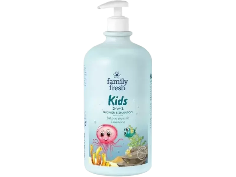 Family Fresh Kids kremowy żel pod prysznic i szampon 2w1