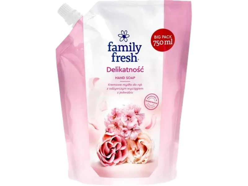 FAMILY FRESH Refill mydło do rąk delikatność, płyn