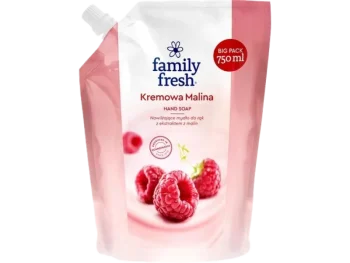 FAMILY FRESH Refill mydło do rąk kremowa malina, płyn