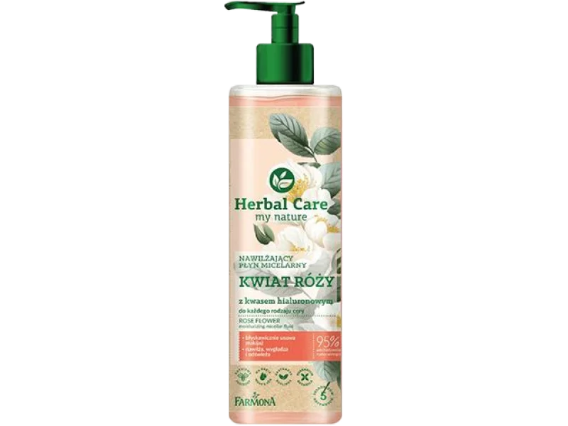 Farmona Herbal Care My Nature nawilżający płyn micelarny kwiat róży z kwasem hialuronowym