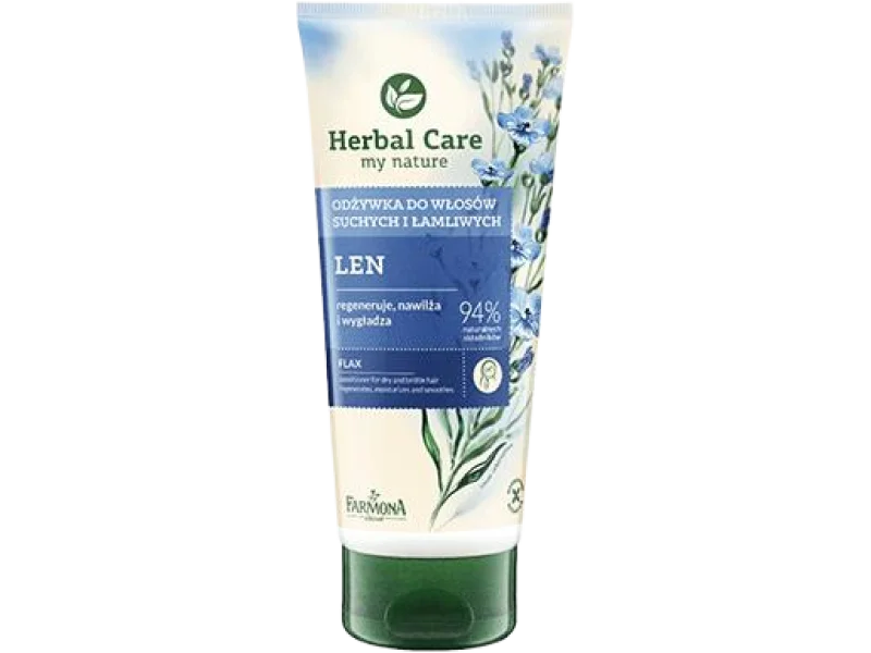 FARMONA HERBAL CARE odżywka do włosów suchych z lnem