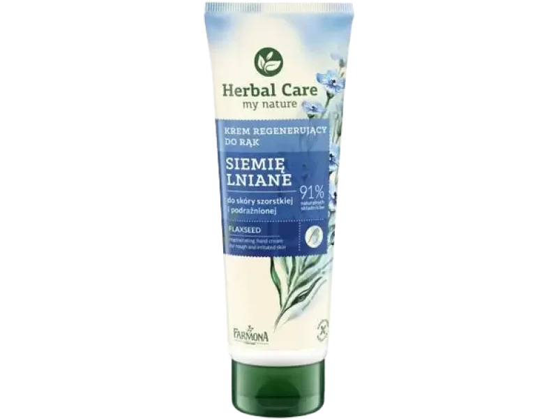 Farmona Herbal Care Siemię lniane, krem regenerujący do rąk