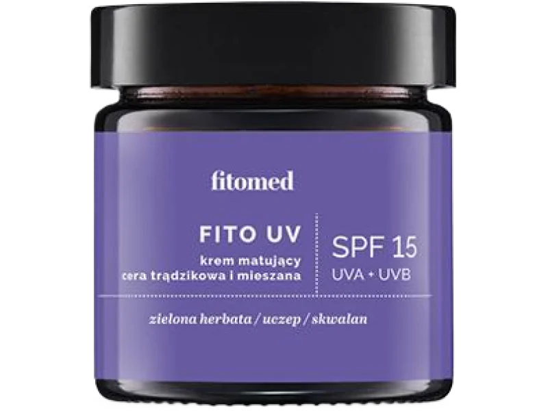 Fitomed FITO UV krem matujący SPF 15 do cery trądzikowej i mieszanej