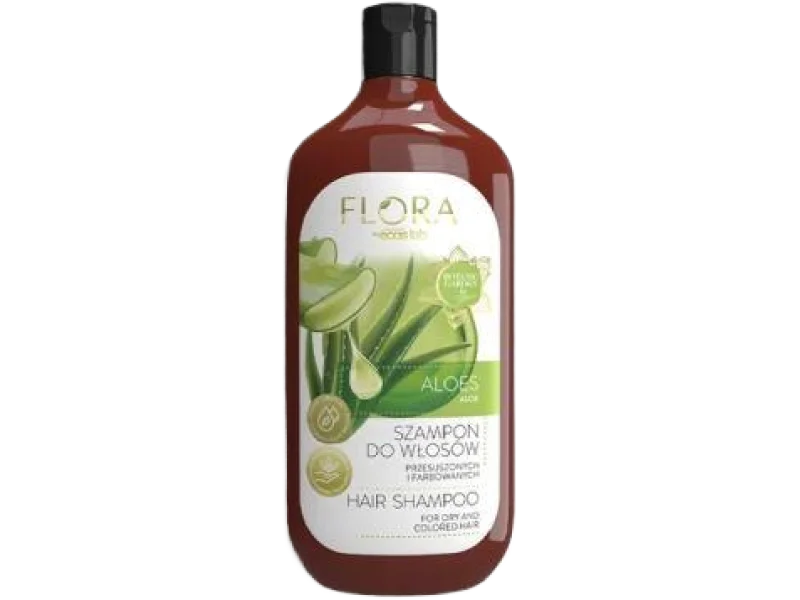 Flora Aloes do włosów przesuszonych i farbowanych, szampon