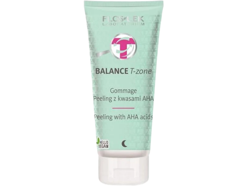 FLOS-LEK BALANCE T-ZONE Gommage peeling z kwasami AHA