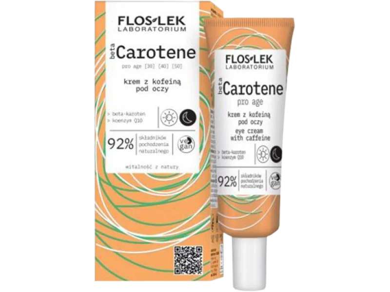 Flos-Lek betaCarotene Pro Age krem z kofeiną pod oczy