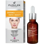 FLOS-LEK DERMO EXPERT WHITE&BEAUTY rozjaśniający peeling kwasowy na noc, płyn