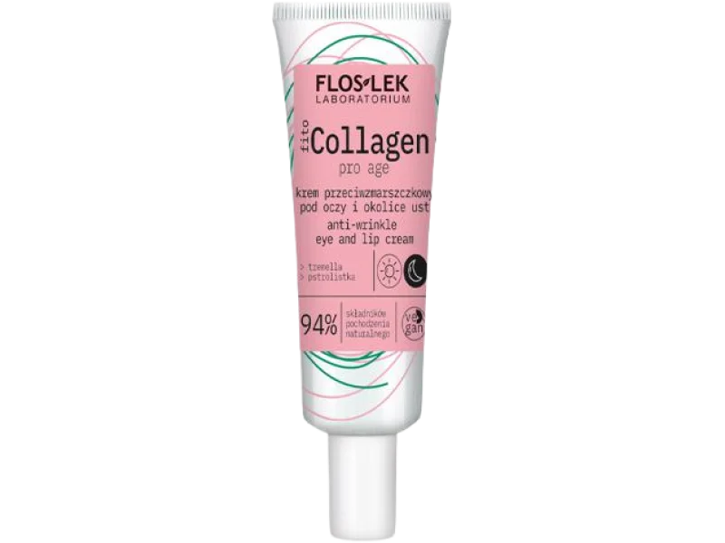 Flos-Lek fittoCollagen przeciwzmarszczkowy pod oczy i okolice ust, krem